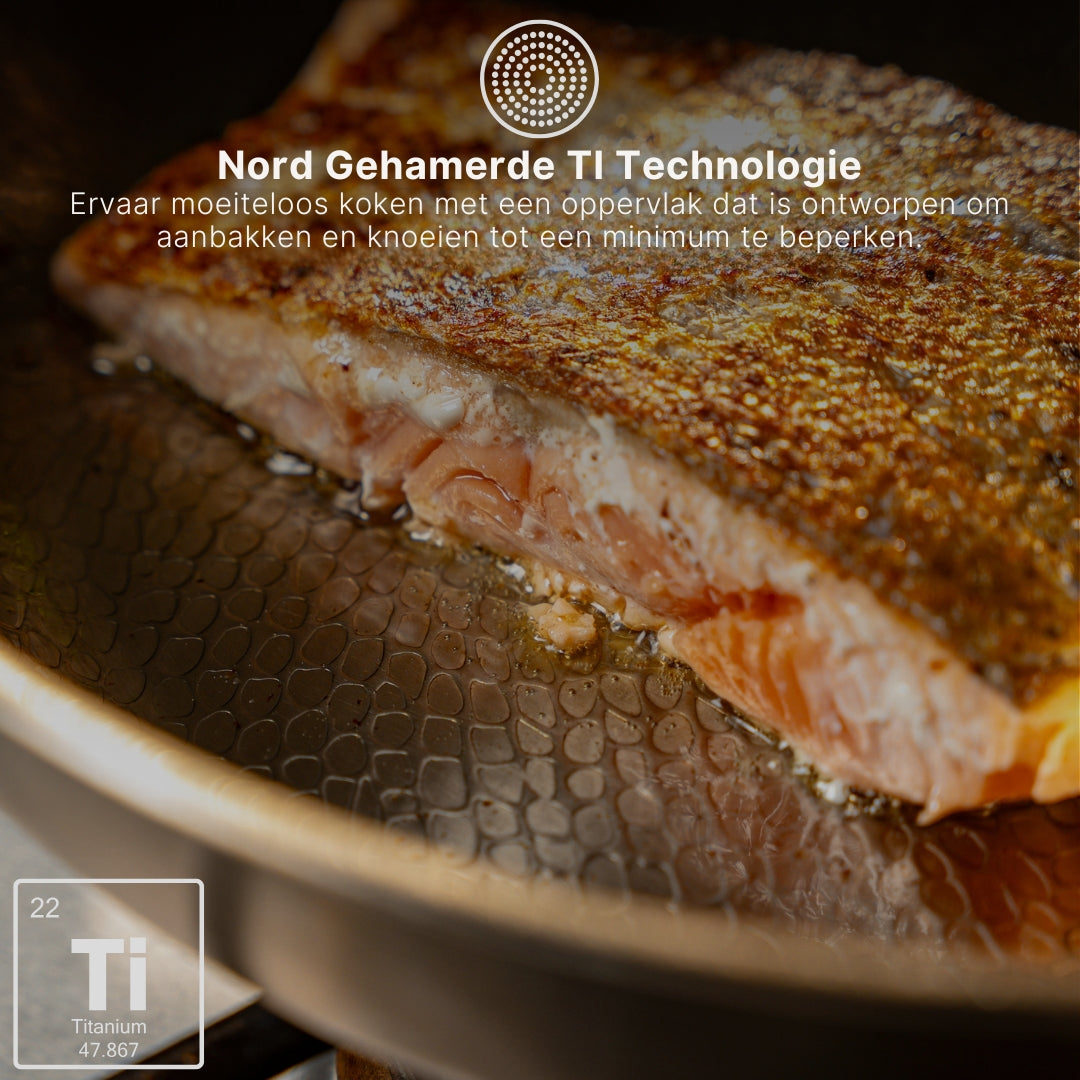 TitaniPro © | Gehamerde Titanium Pan
