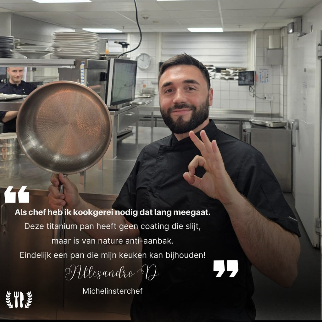 TitaniPro © | Gehamerde Titanium Pan