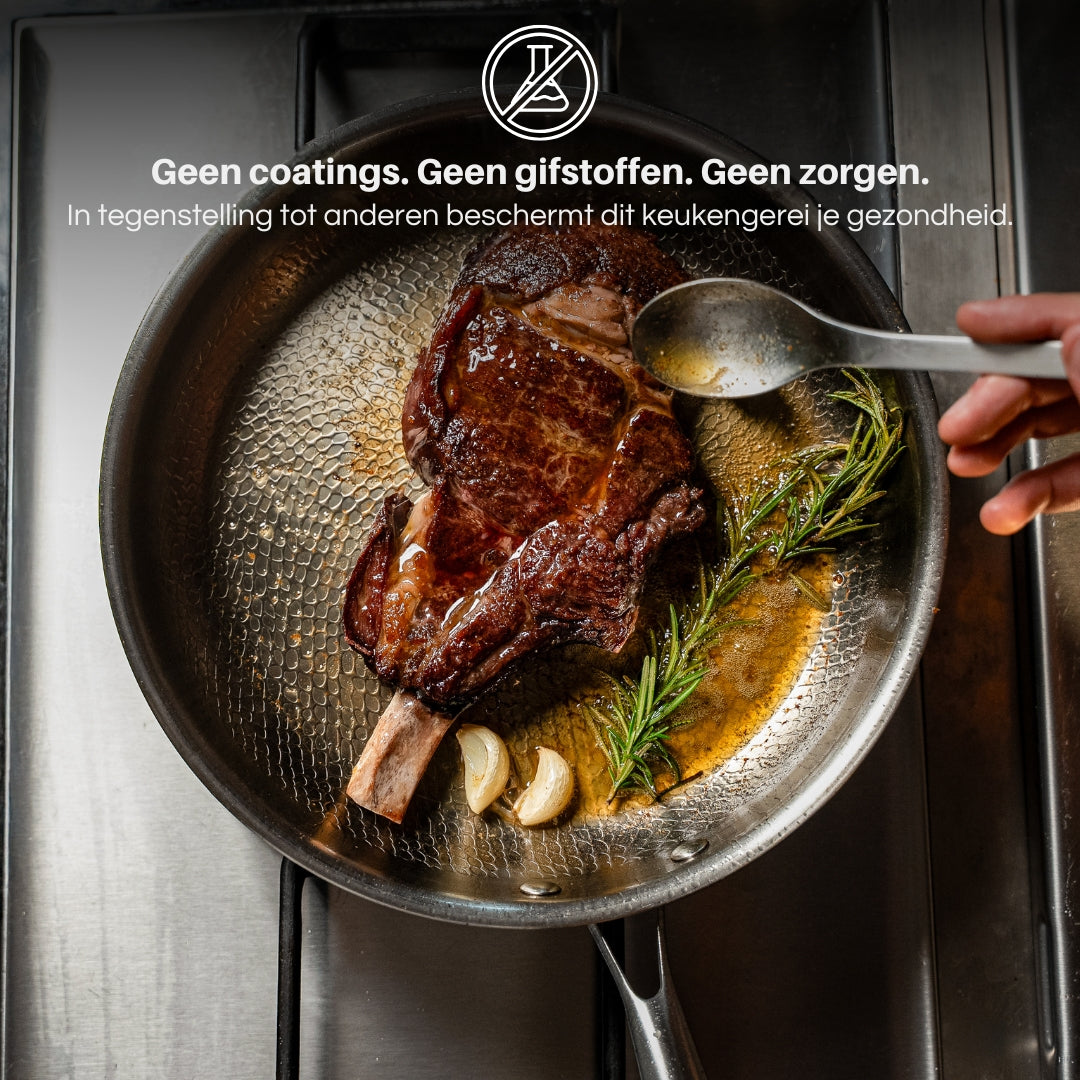 TitaniPro © | Gehamerde Titanium Pan